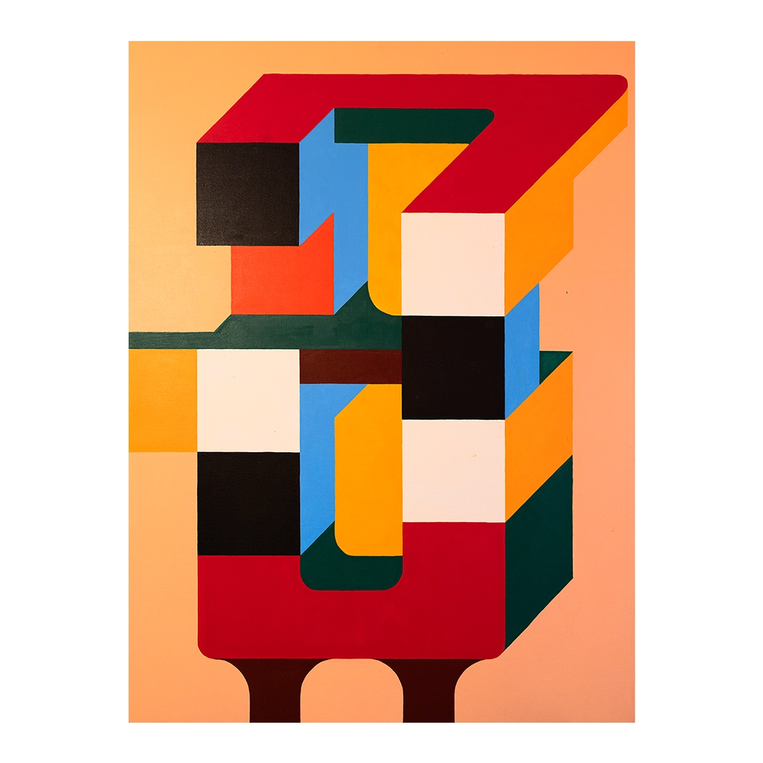 W30" x L40" painting on canvas