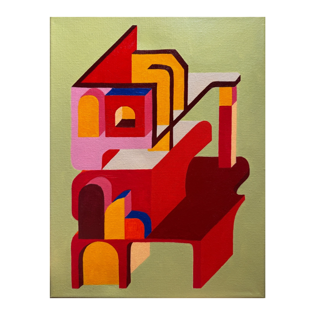 W11" x L14" painting on canvas