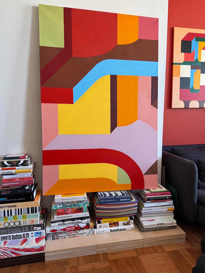 W40" x L60" painting on canvas