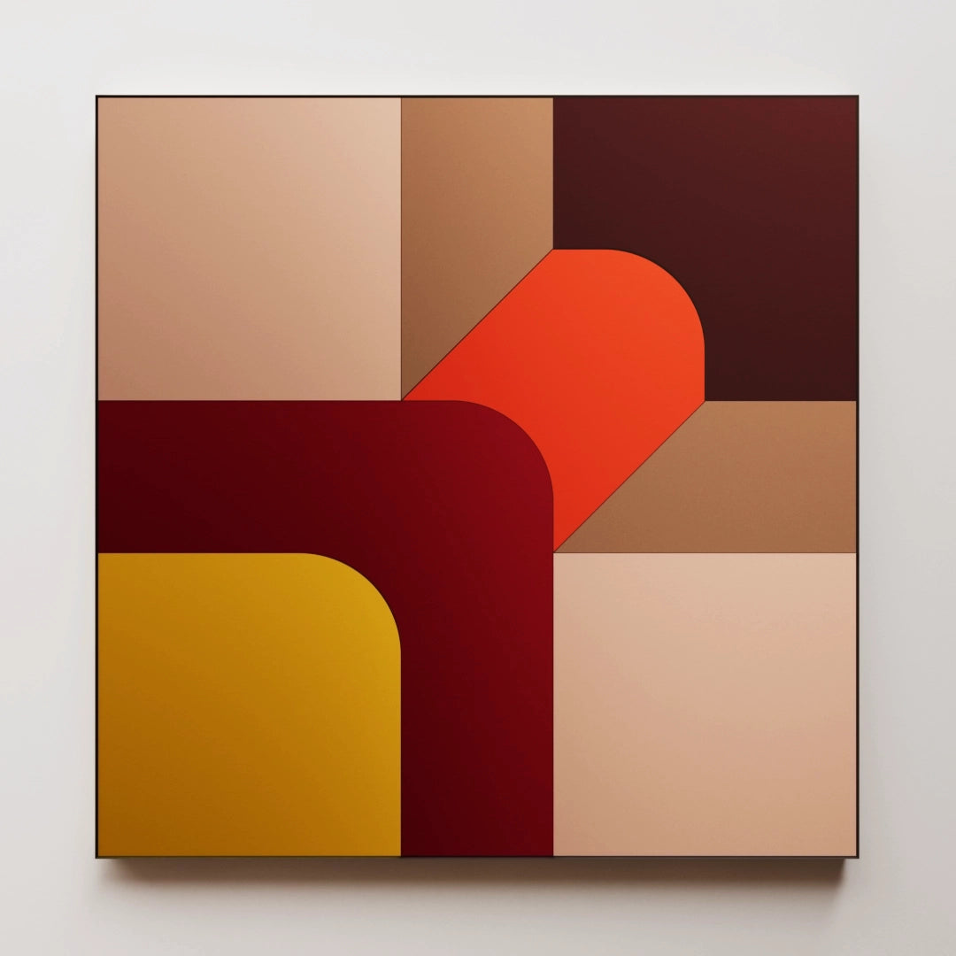 W15" x L15" x D0.625" mirror tile | Series 1 - Tile #3