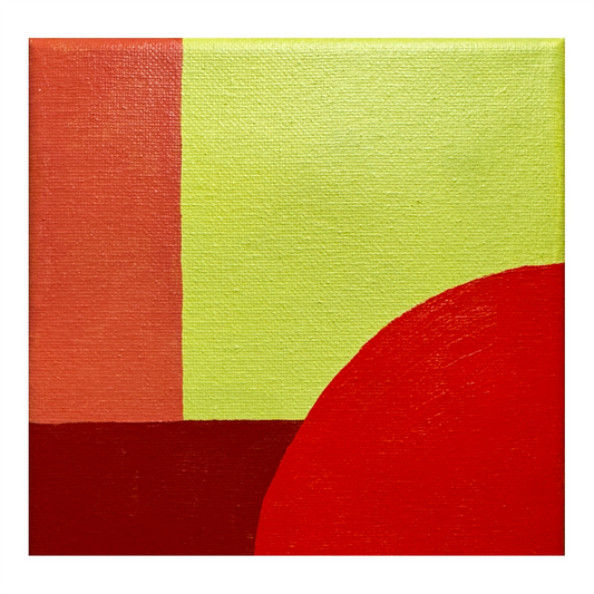 W6" x L6" painting on canvas