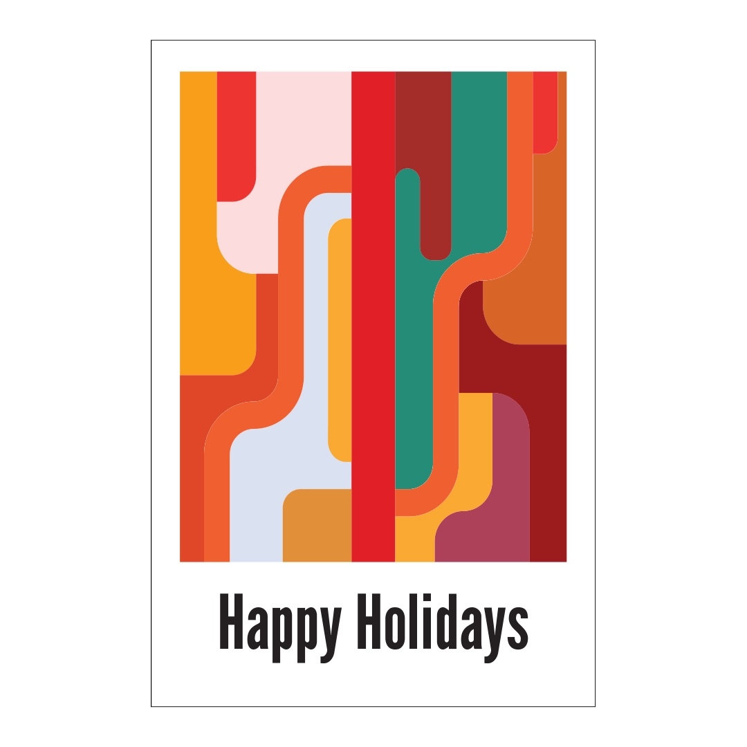 W4" x L6" Holiday Postcard